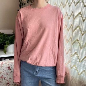 Peach Pink Brandy Melville Sweatshirt
